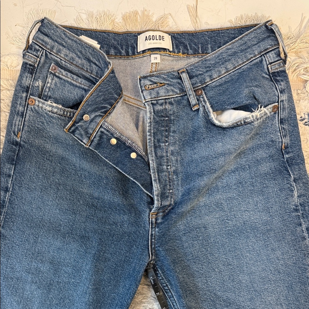 Agolde Riley Crop Jeans